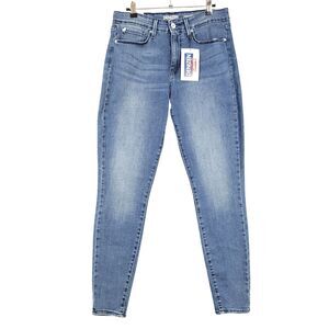 NWT DENIZEN LEVIS High Rise Super Skinny Stretch Denim Blue Jeans SIZE 10 / 11